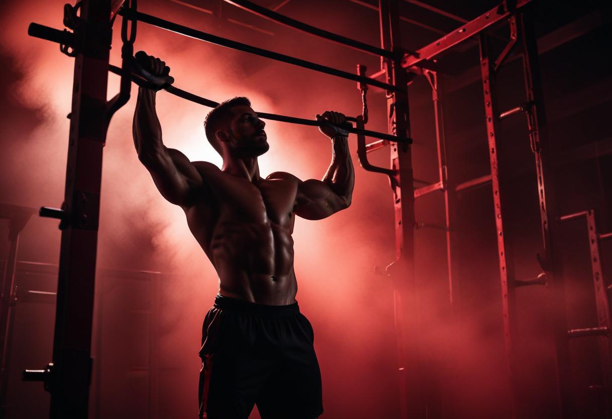 Cross Training — atleta en la rig